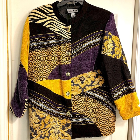 Indigo Moon Jackets & Blazers - Indigo Moon Size 1X Jacket Patchwork
